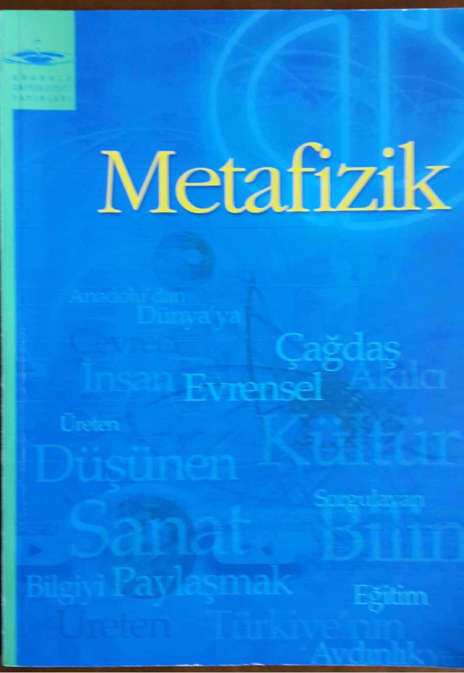Teo Grünberg"Metafizik" - Anadolu Üniversitesi Yayınları