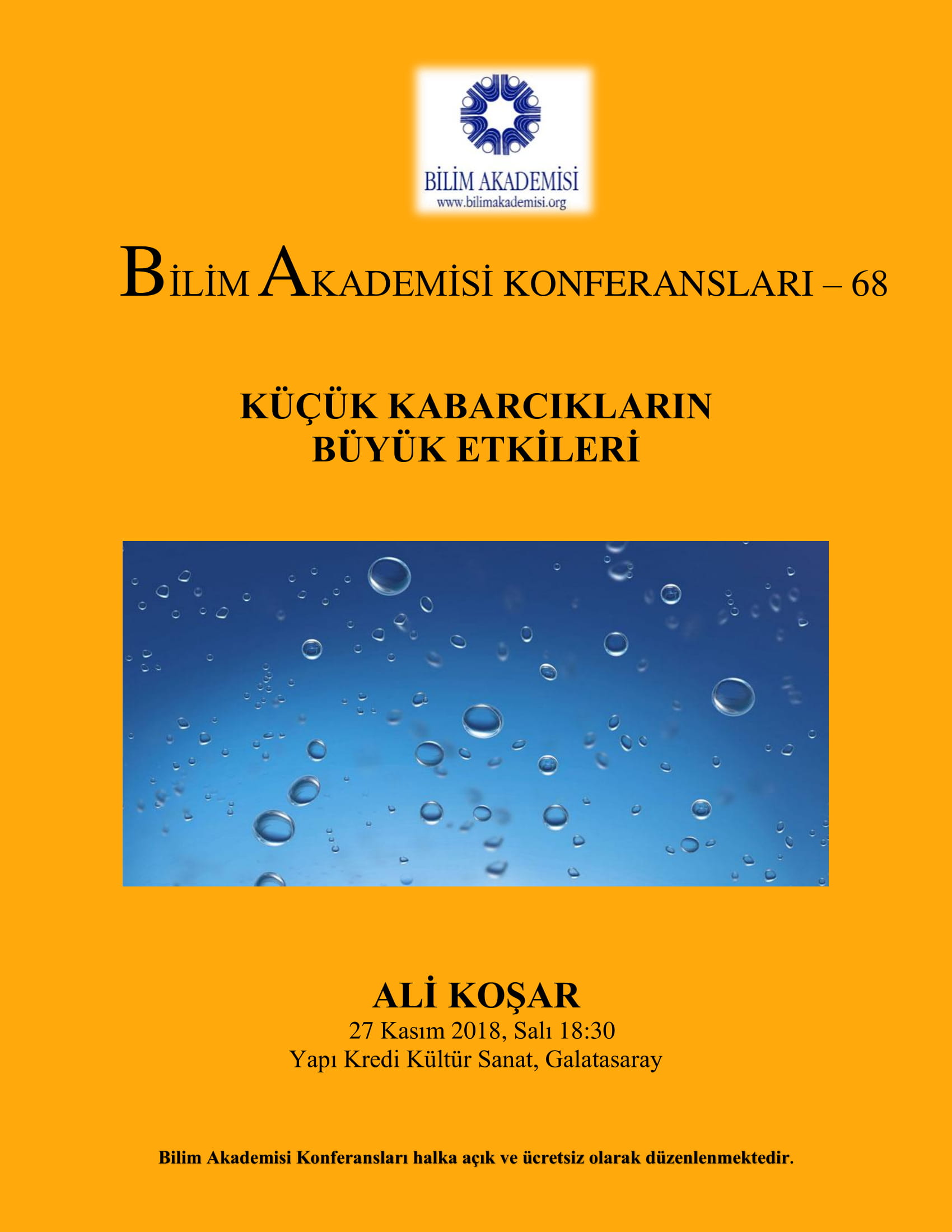 Küçük Kabarcıkların Büyük Etkileri - Konuşmacı: Ali Koşar