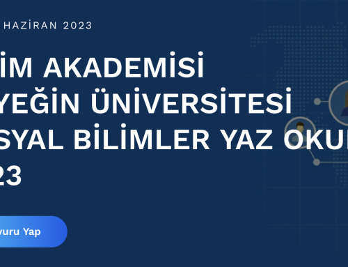 Bilim Akademisi – Özyeğin Üniversitesi Sosyal Bilimler Yaz Okulu 2023