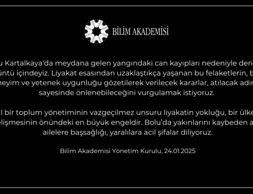 21 Ocak tarihinde Bolu Kartalkaya’da meydana gelen yangınla ilgili Bilim Akademisi Yönetim Kurulu duyurusu