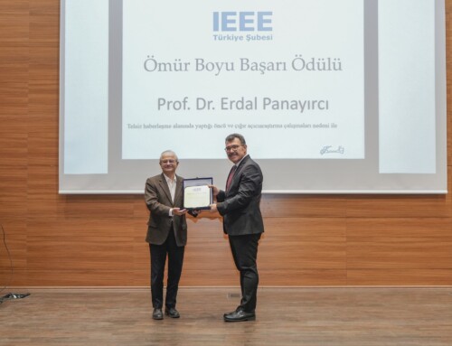 Bilim Akademisi Üyesi Erdal Panayırcı’ya IEEE Türkiye Ömür Boyu Başarı Ödülü